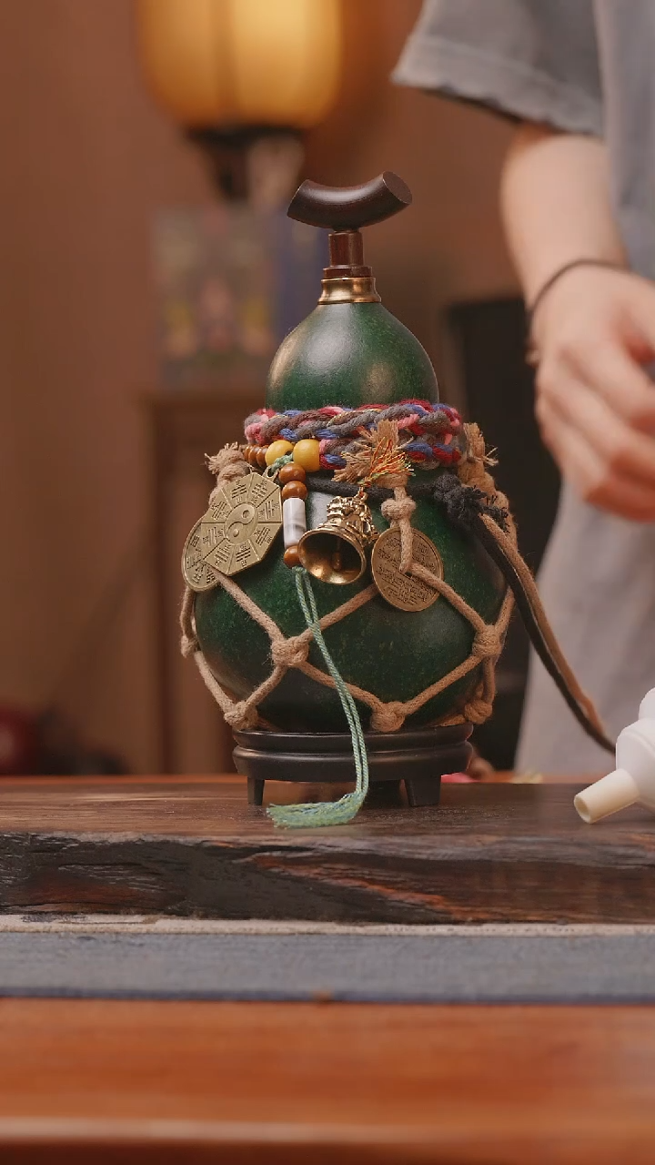 707号精品大漆葫芦防腐防渗装水茶酒