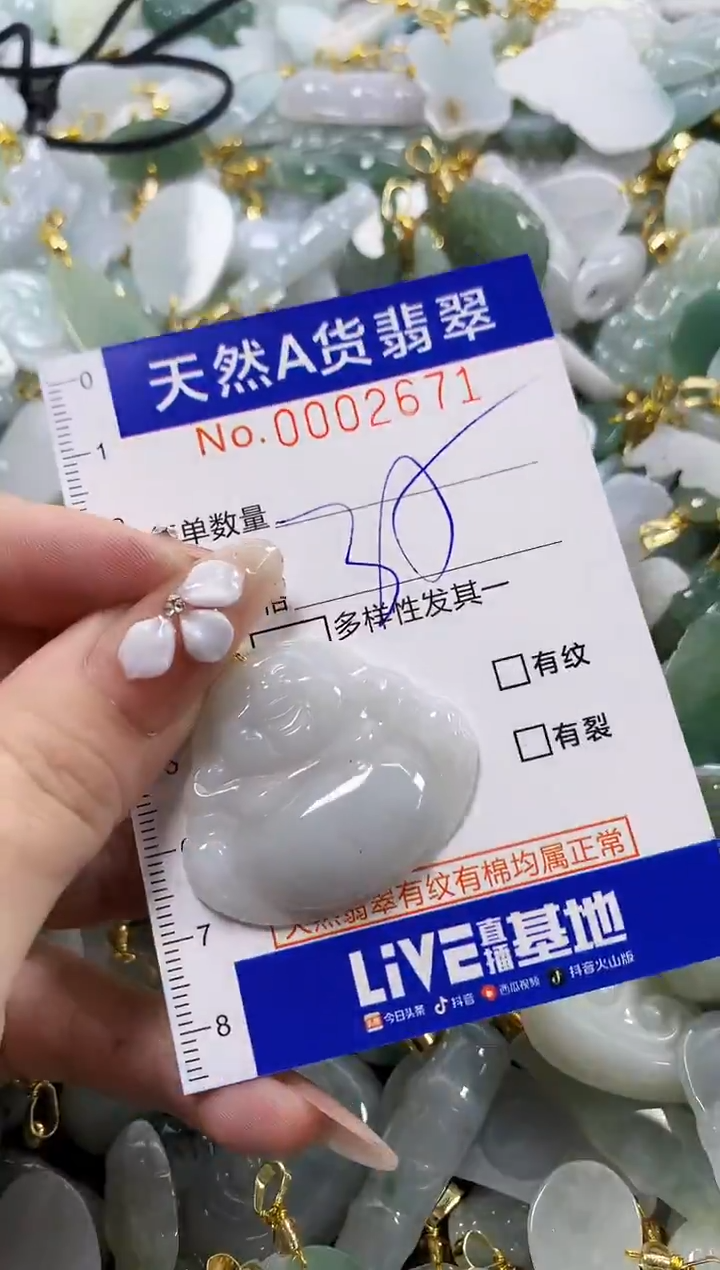 颈饰未镶嵌翡翠天然A货翡翠