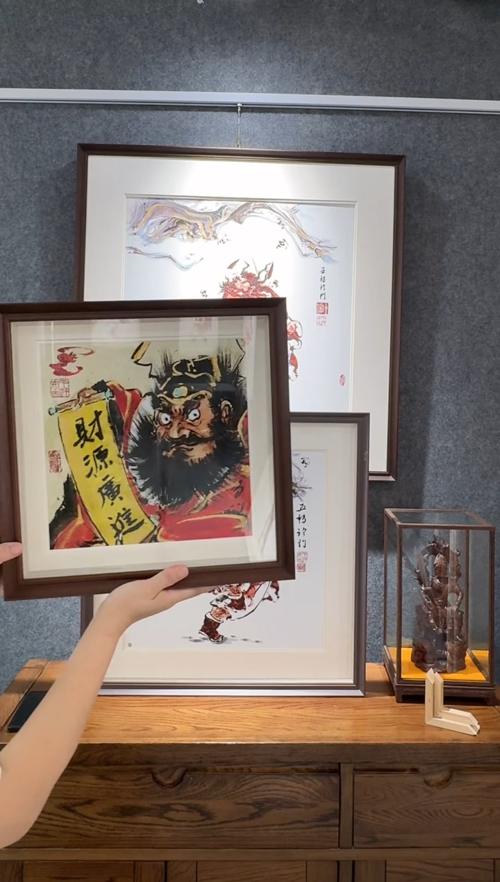 国画牛百川老师手绘37x37