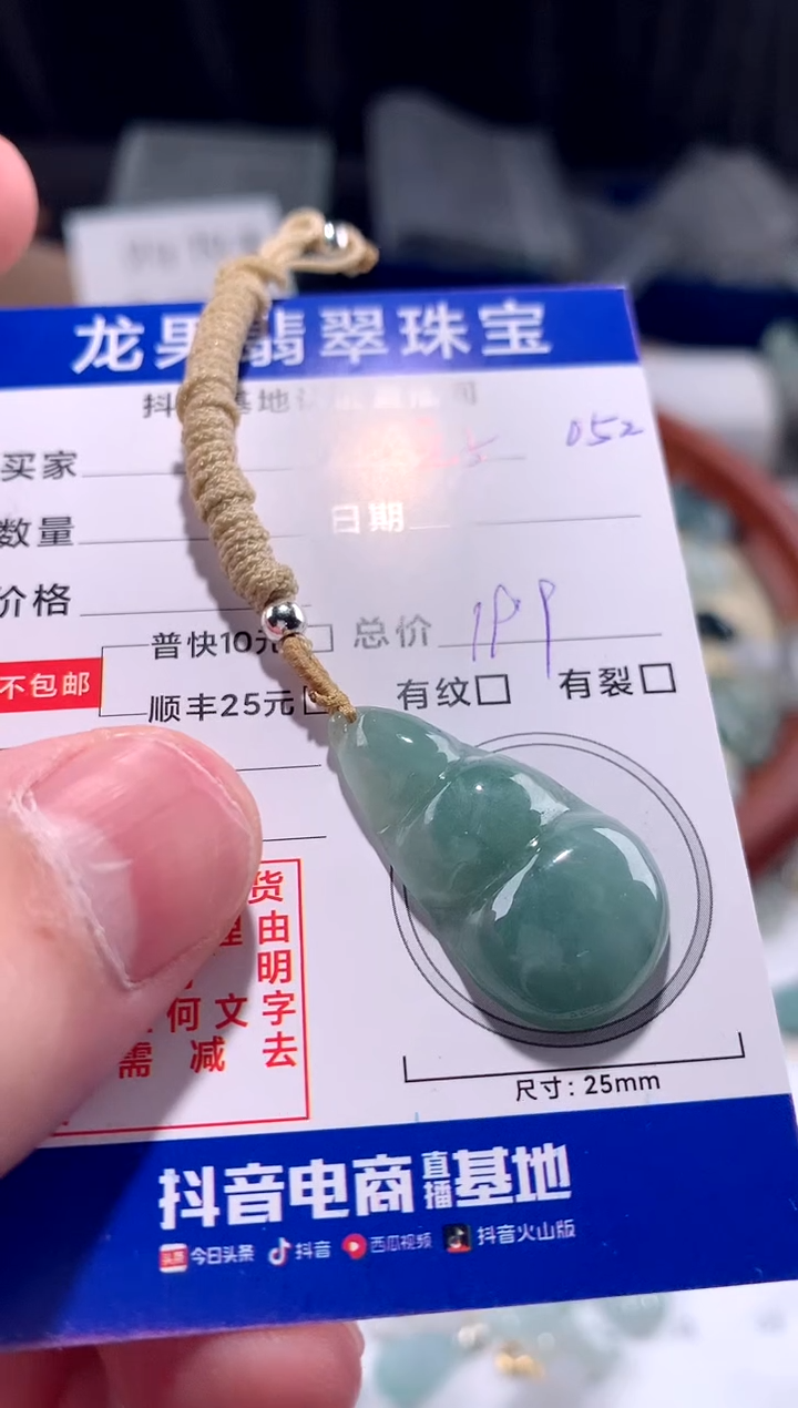 【闪购商品】翡翠颈饰未镶嵌豆子052