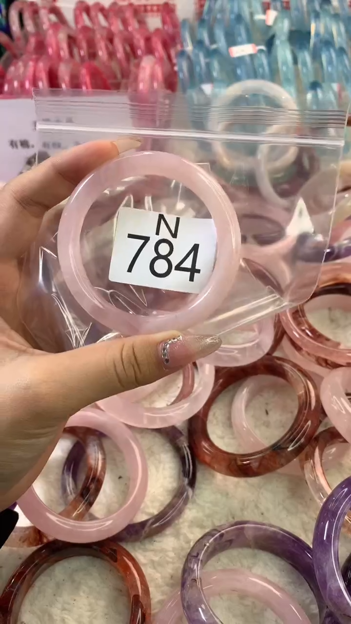 水晶手镯N未镶嵌水晶784-53