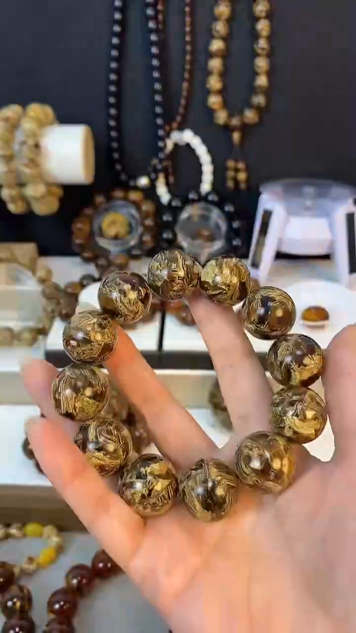 树脂非金属臻宝阁20花珀