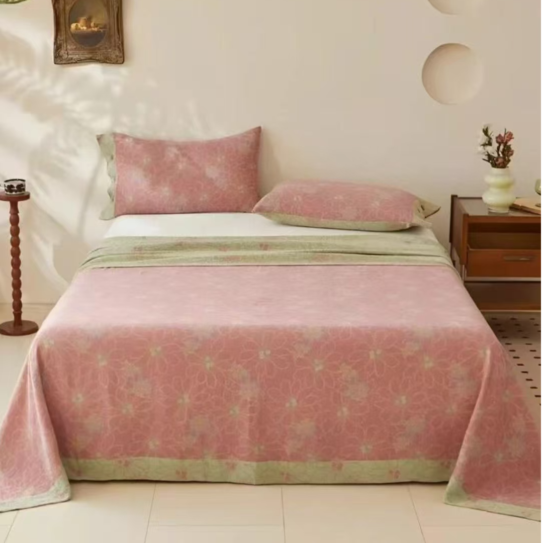 【紫韵紫】轻奢高端亲肤水洗棉床单--220*240