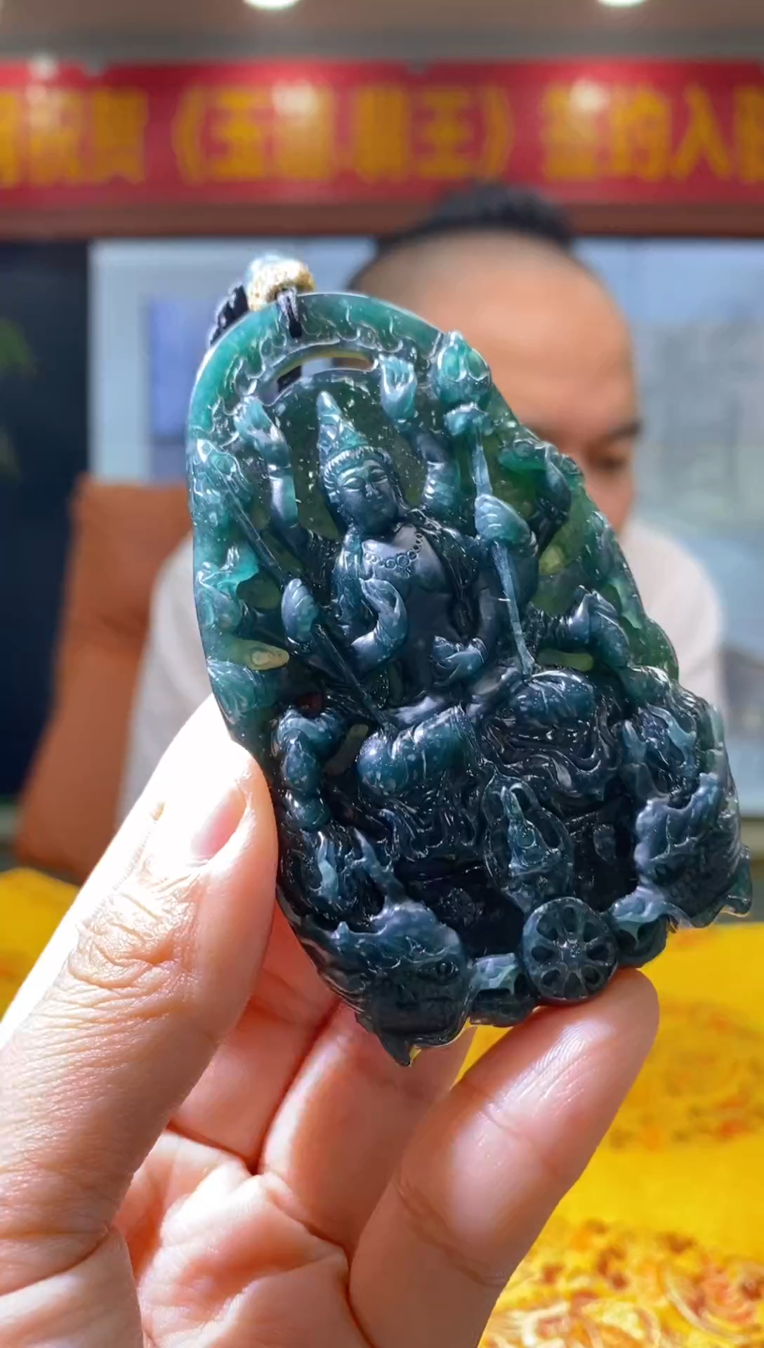 定制翡翠未镶嵌翡翠吊坠XM-FW-53