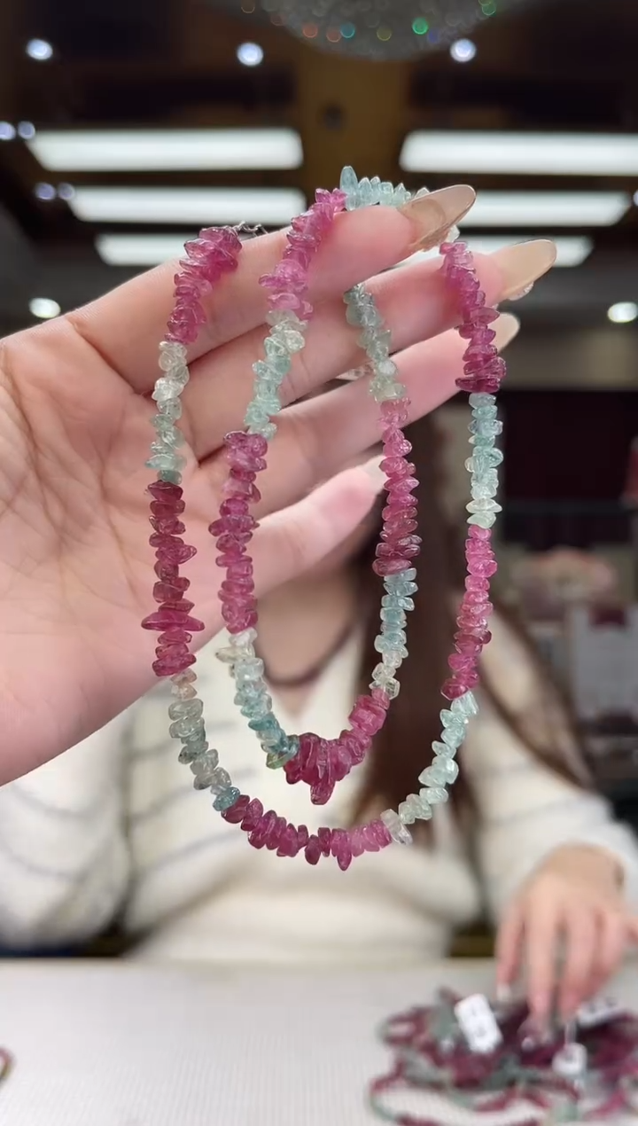 【闪购商品】碧玺/未镶嵌碧玺项链10多样性发货