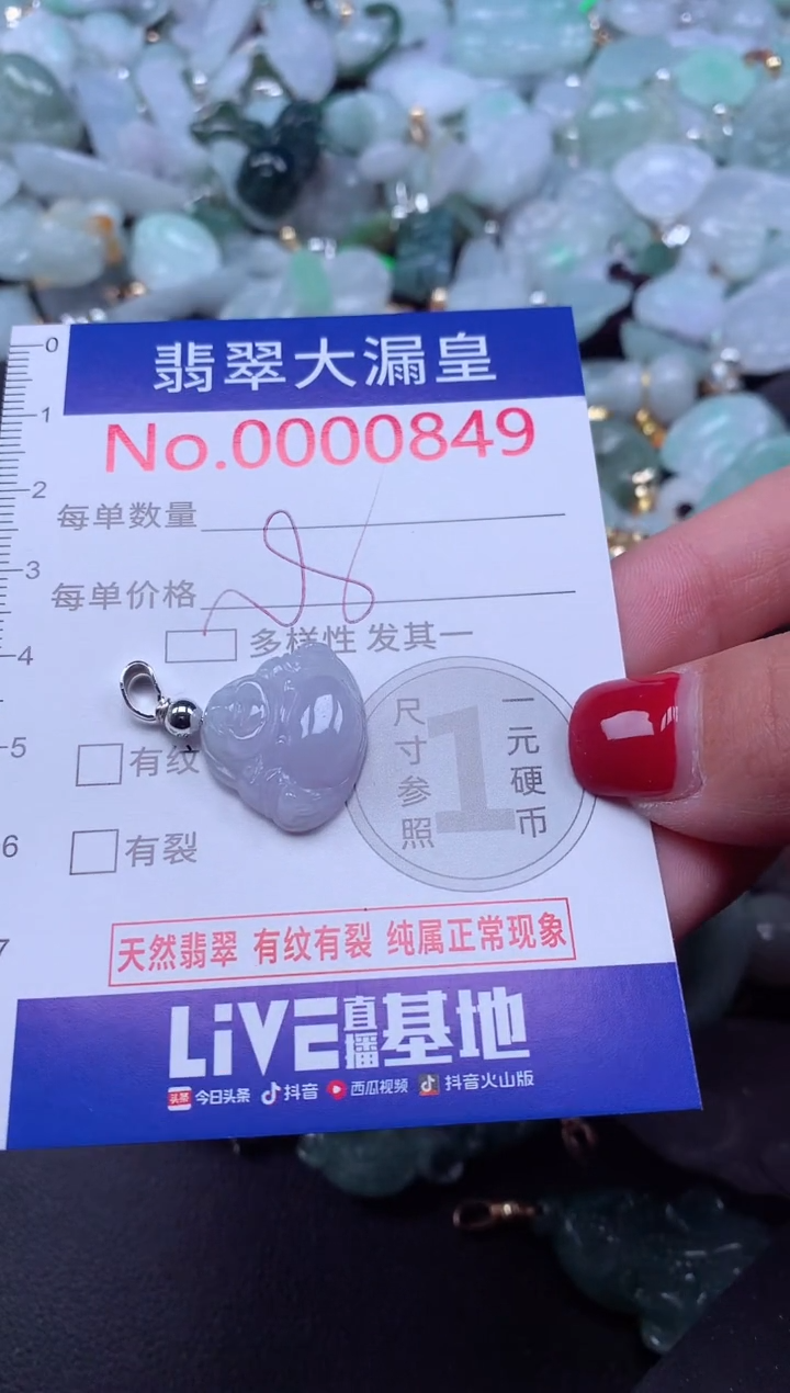 颈饰未镶嵌翡翠849