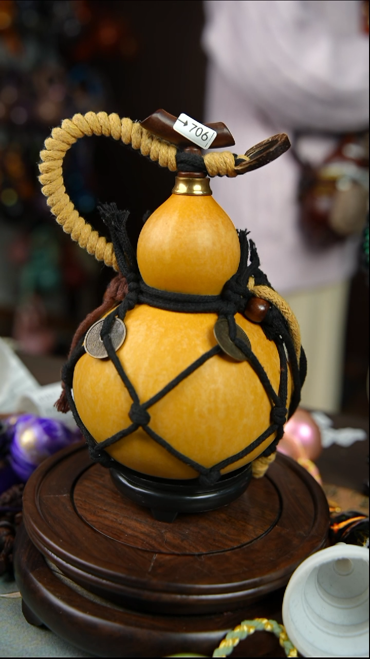 706号500ml左右非遗大漆酒葫芦