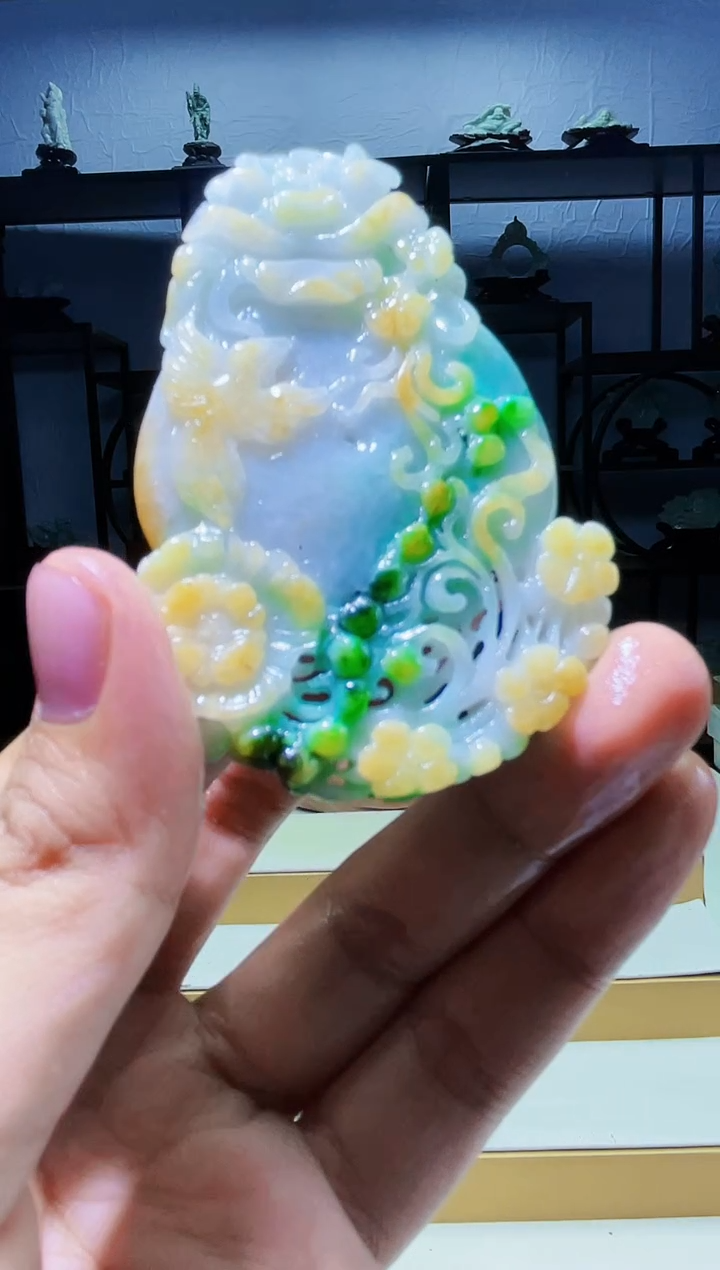 【闪购商品】定制翡翠未镶嵌毛货02250065