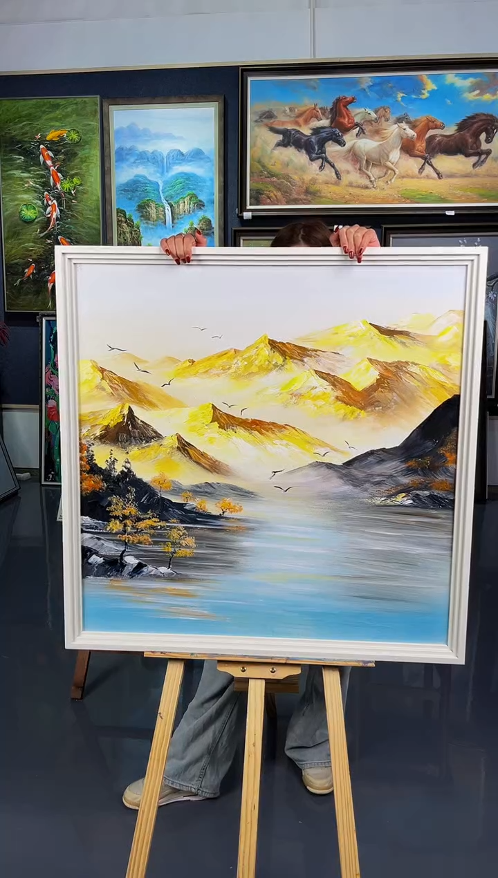【闪购商品】油画36号 80*80 金山-手绘油画