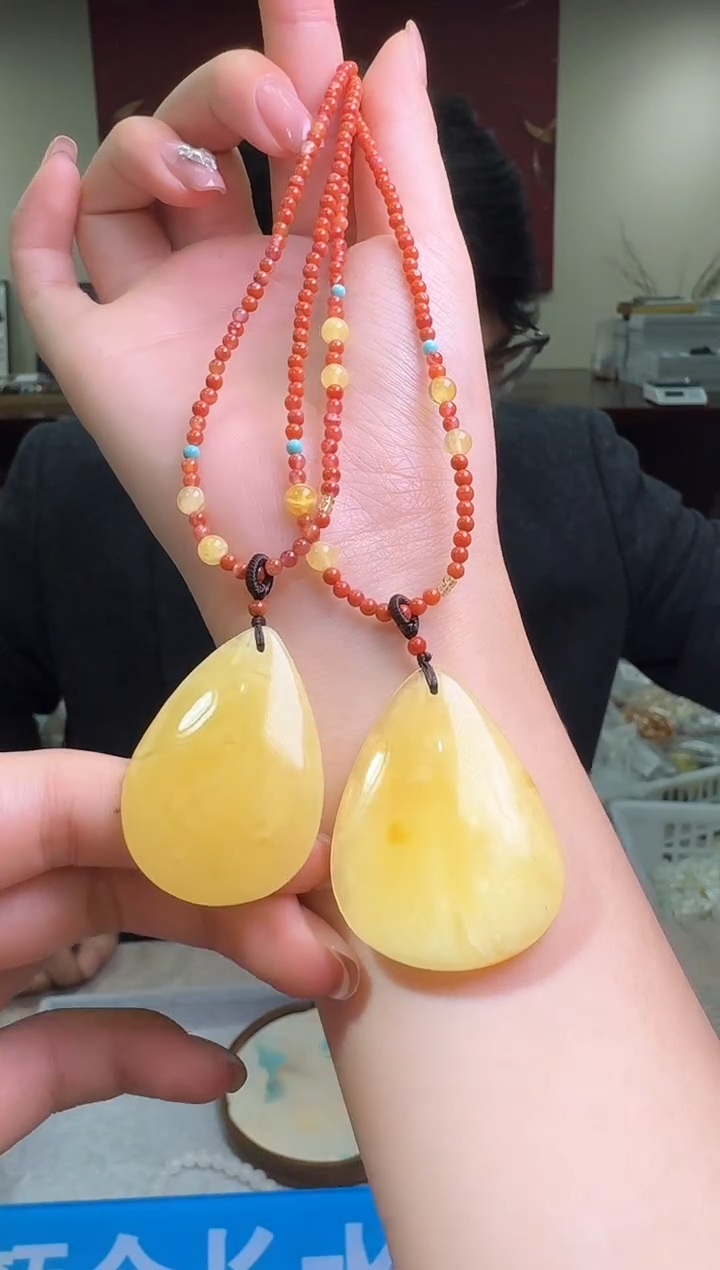 【闪购商品】蜜蜡颈饰未镶嵌多样性发一件 309