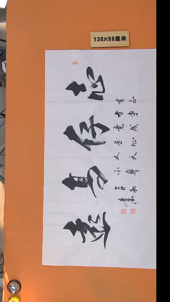 书法逸墨老师精美作品138*69