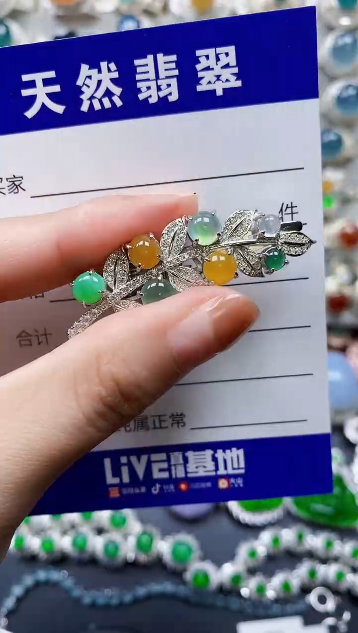 【闪购商品】翡翠颈饰银S925镶嵌0349
