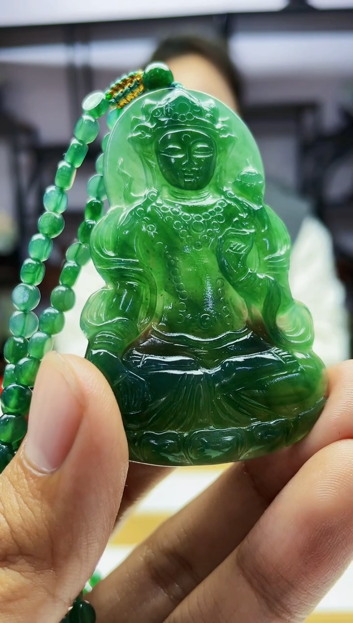 【闪购商品】定制翡翠未镶嵌毛货02170103多样性发其一