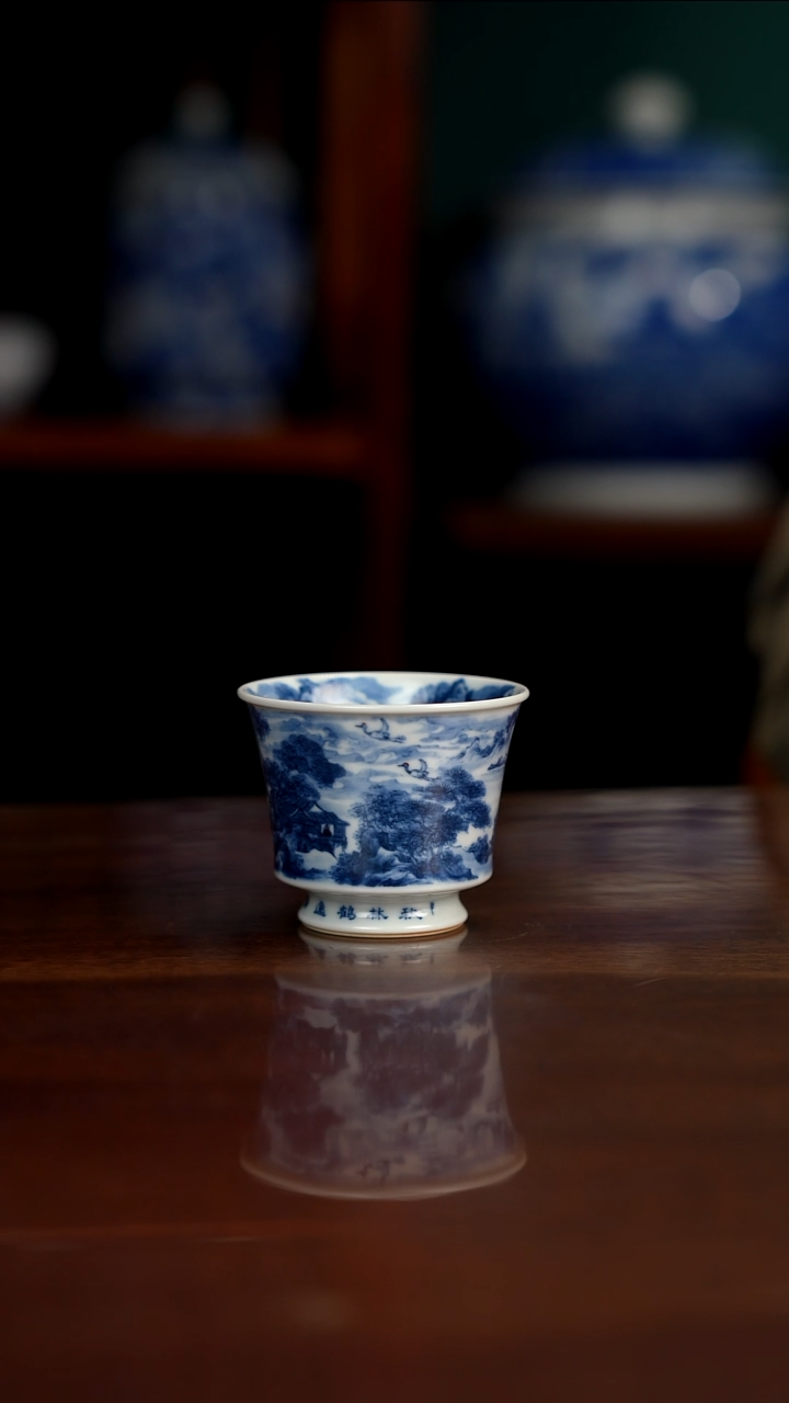 景琳藏 秋林鹤逸图