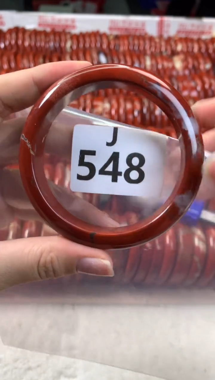 【闪购商品】碧石红碧石手镯J未镶嵌548-58
