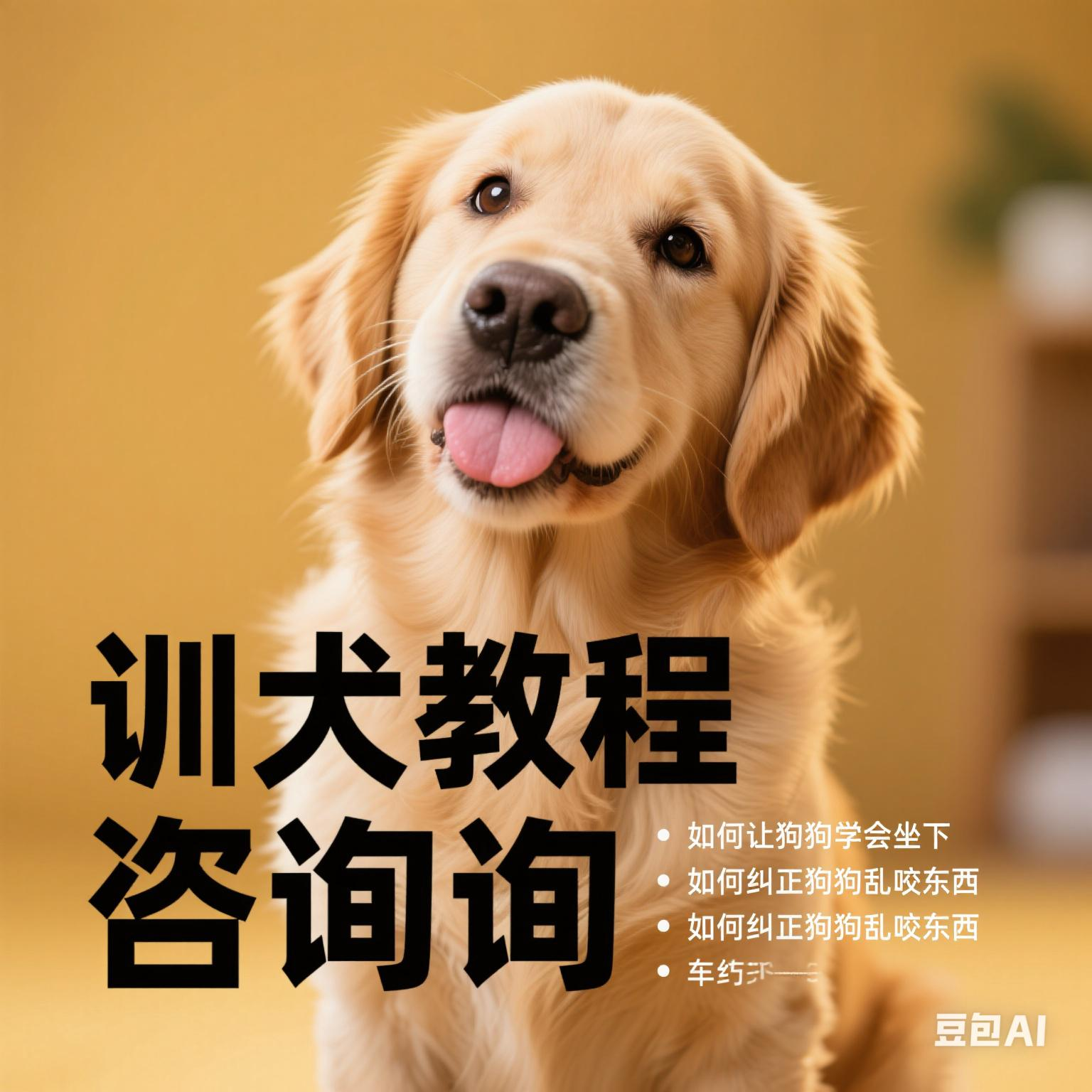 宠物训犬教程（定点上厕所-坐卧立-握手）