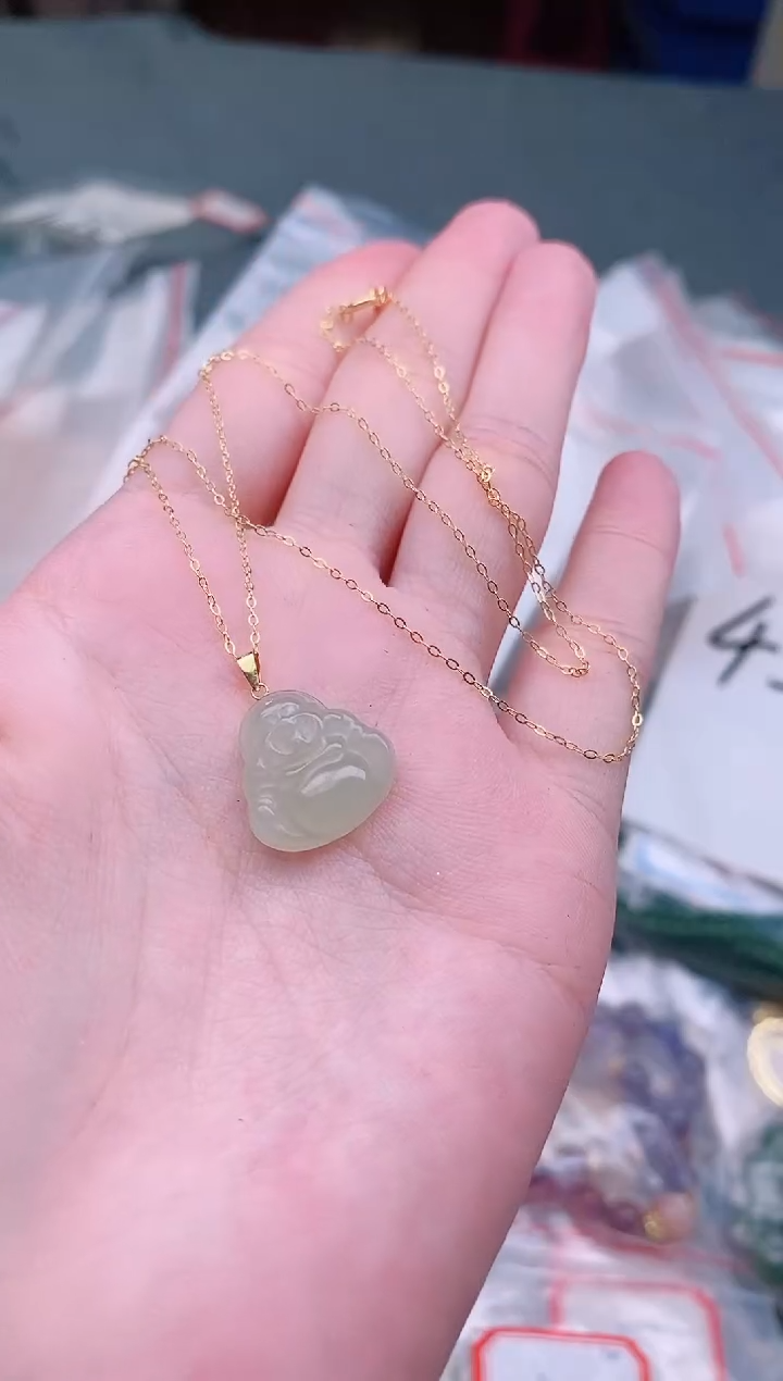 【闪购商品】和田玉银S925镶嵌颈饰多样性发拍一发一