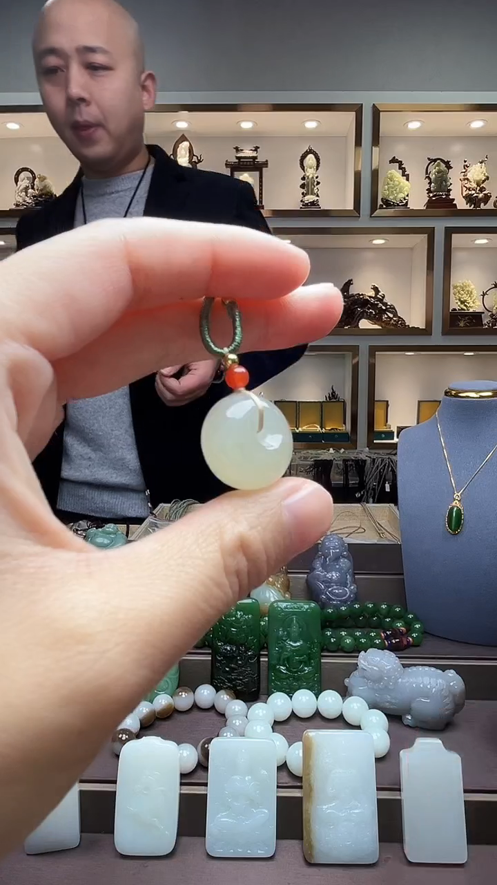 【闪购商品】和田玉挂件未镶嵌1