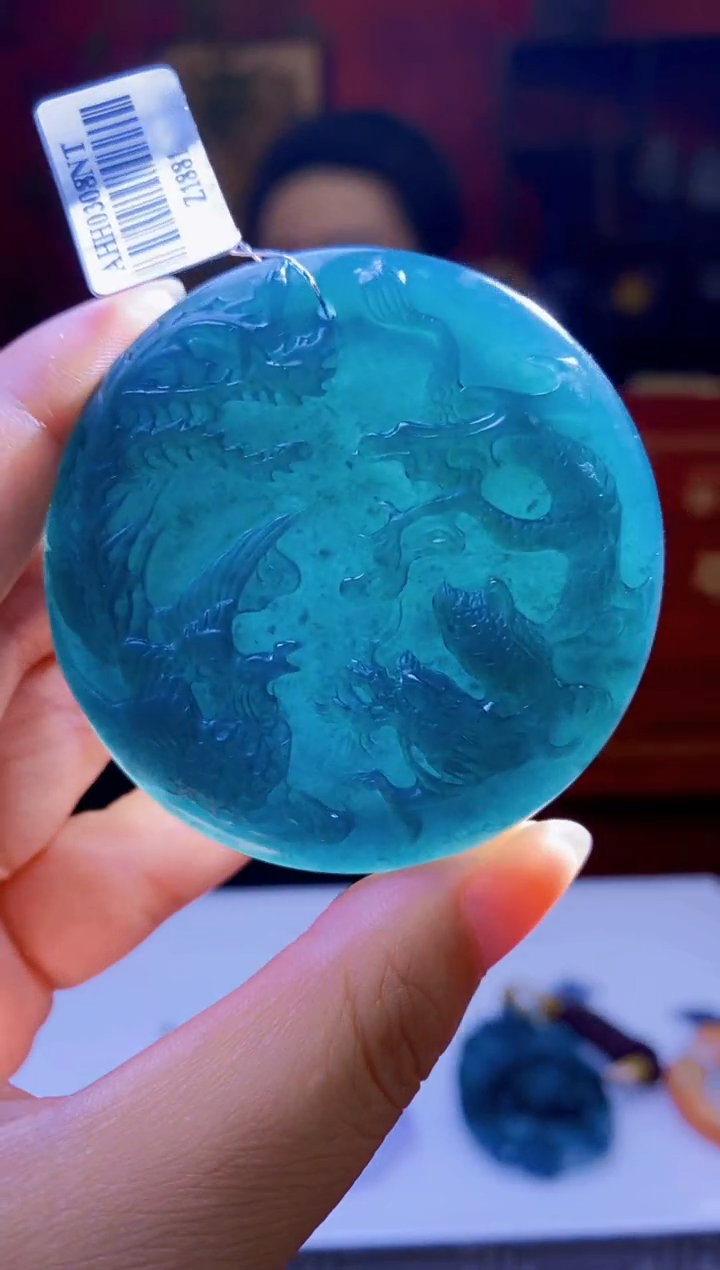 定制翡翠未镶嵌LL翡翠毛货GYH-33