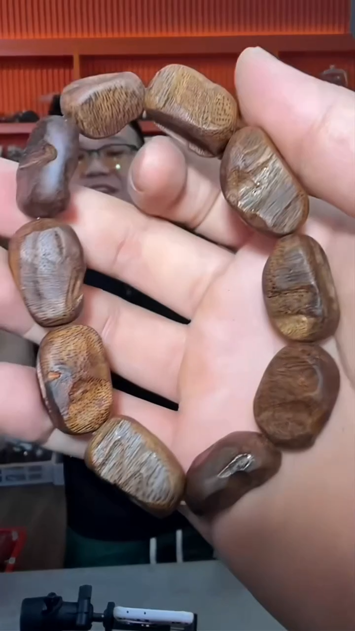 沉香手串48号沉水海南白棋瘤疤20g多样性发一