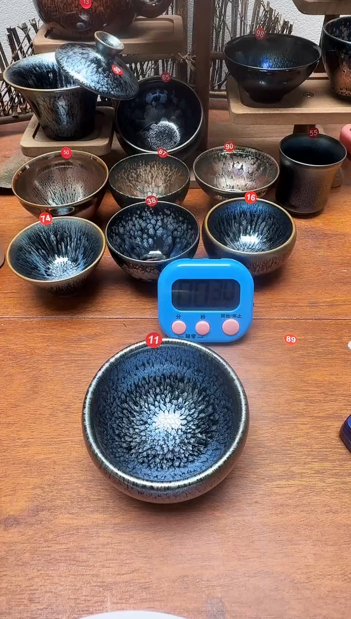 茶盏过****过11号建盏工匠茶器