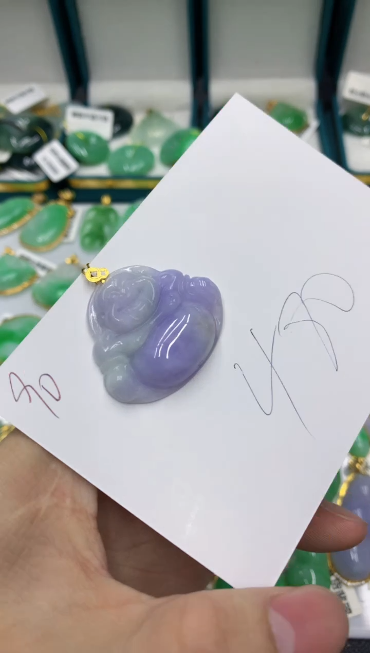【闪购商品】翡翠颈饰18K金镶嵌翡翠
