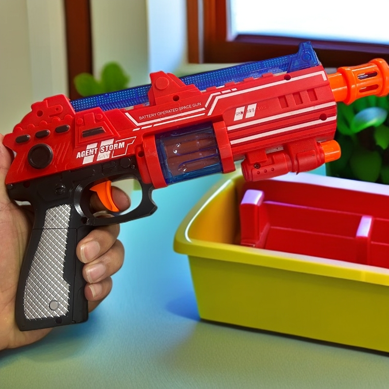 杂款电动枪玩具发一个