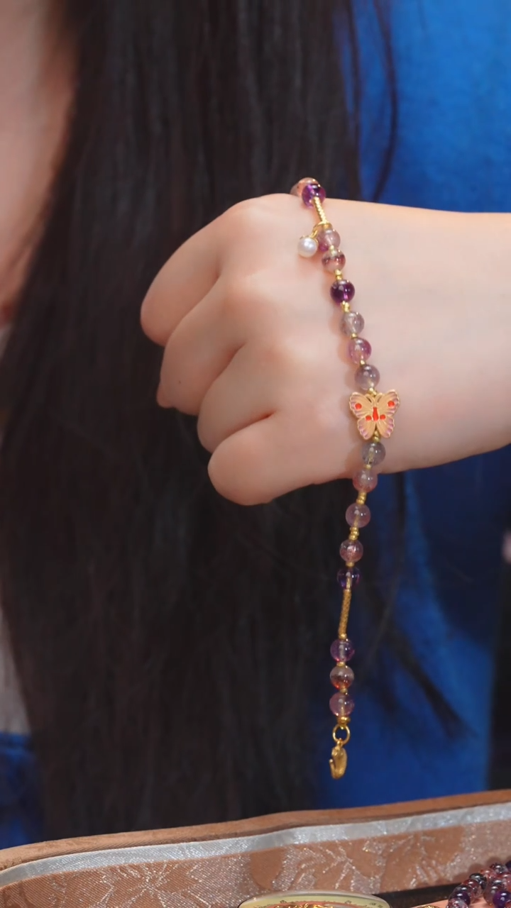 【闪购商品】水晶手链未镶嵌超七卡5 多样性发@@N0240