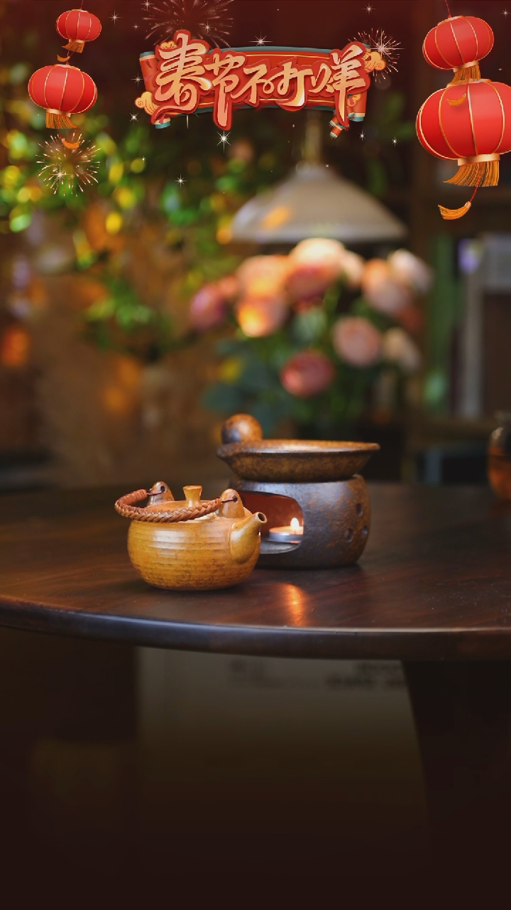 【闪购商品】原色竹编小提梁+原色蜡烛炉+烤茶盘