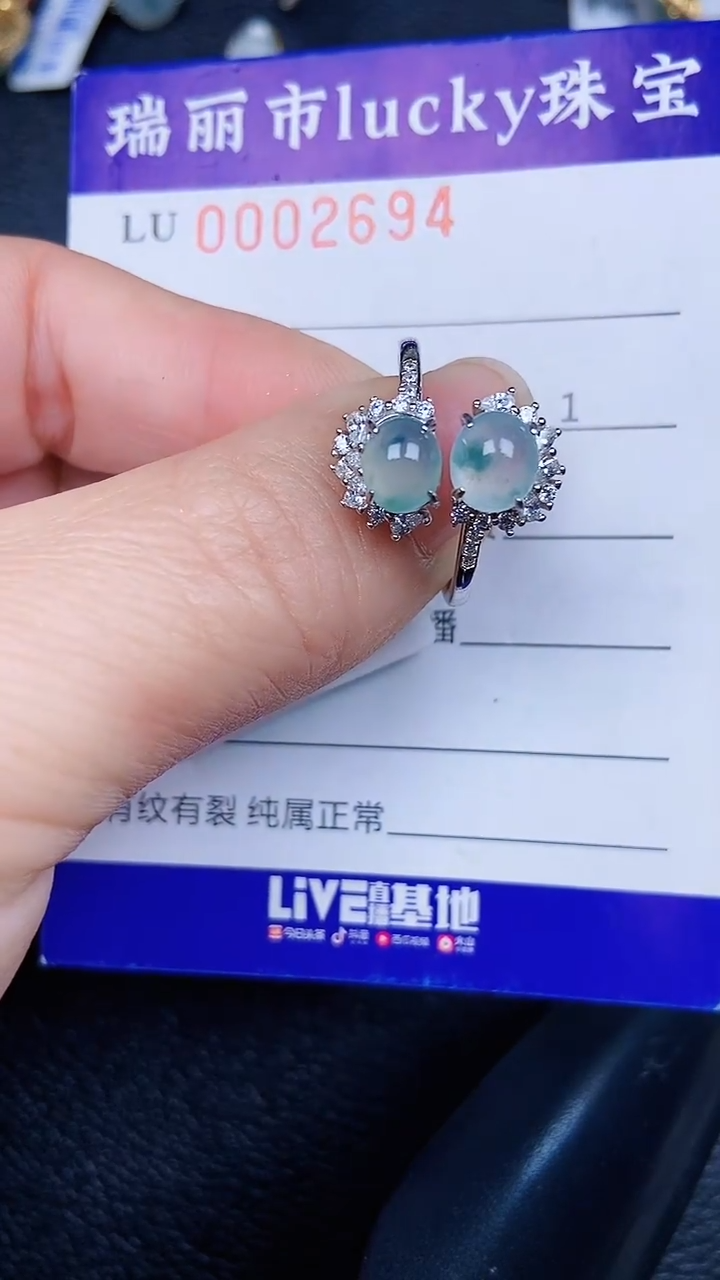 颈饰银S925镶嵌翡翠2694