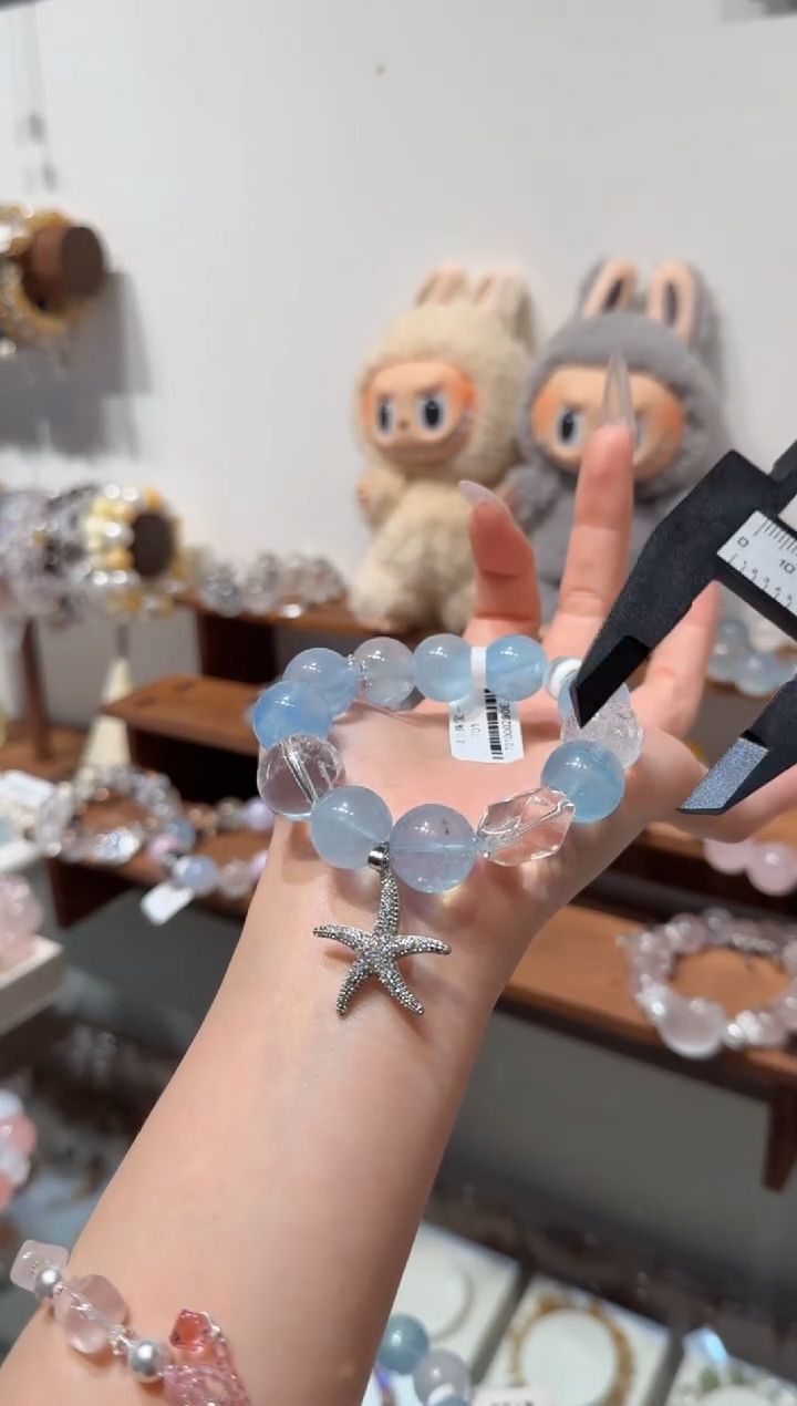 水晶手串未镶嵌花**?）拍4单发一串 拍1单发单珠 多样性发货