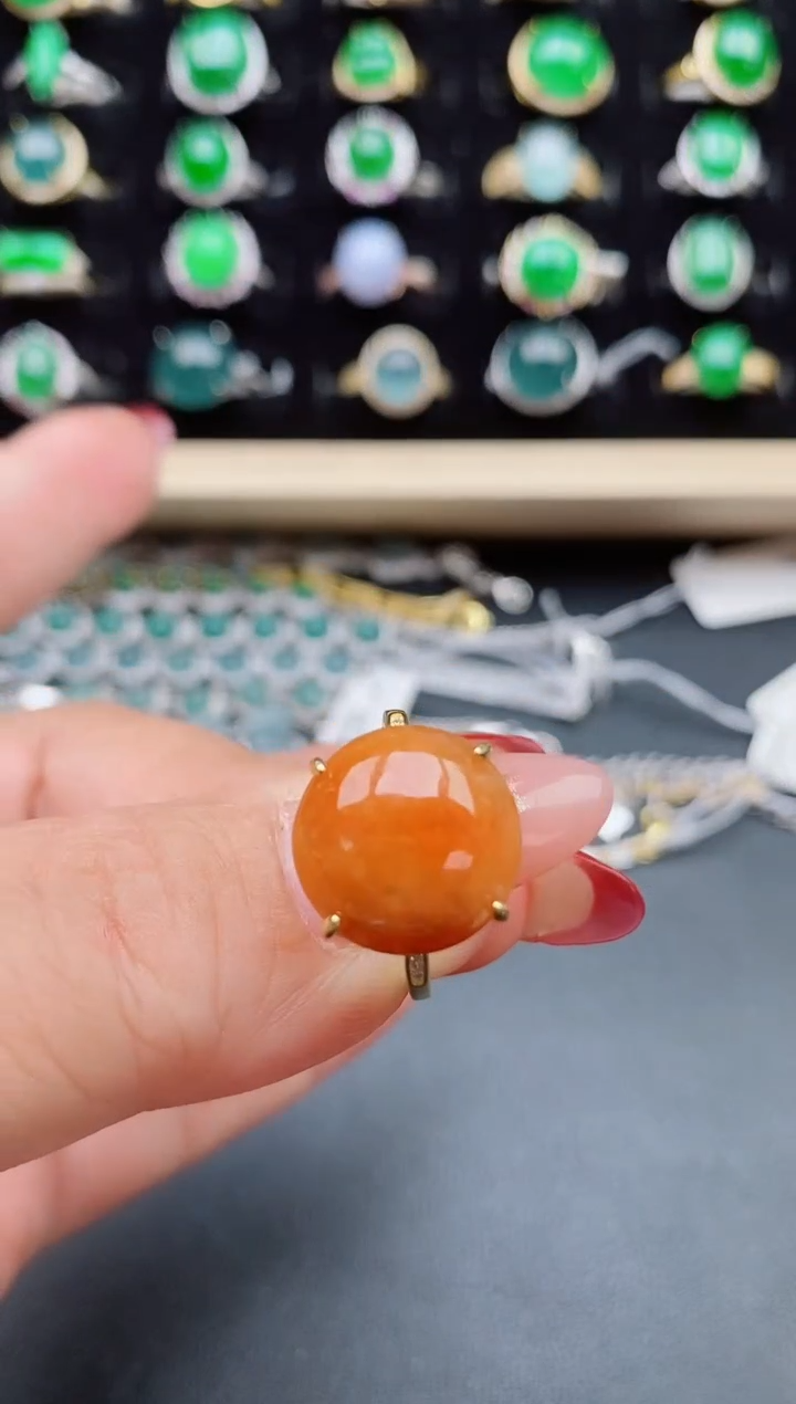 【闪购商品】翡翠戒指银S925镶嵌321321