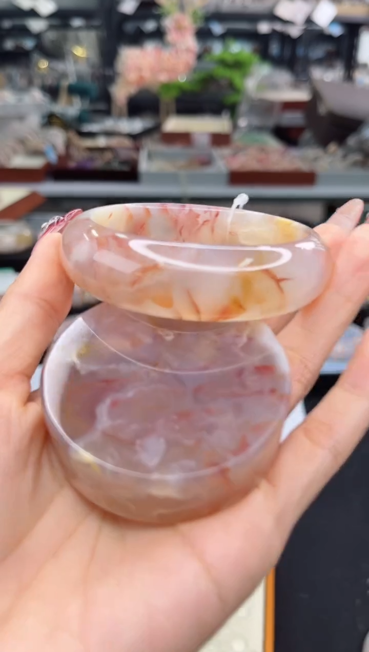 【闪购商品】石英质玉手镯未镶嵌57圈口（赠品镯心）6681450