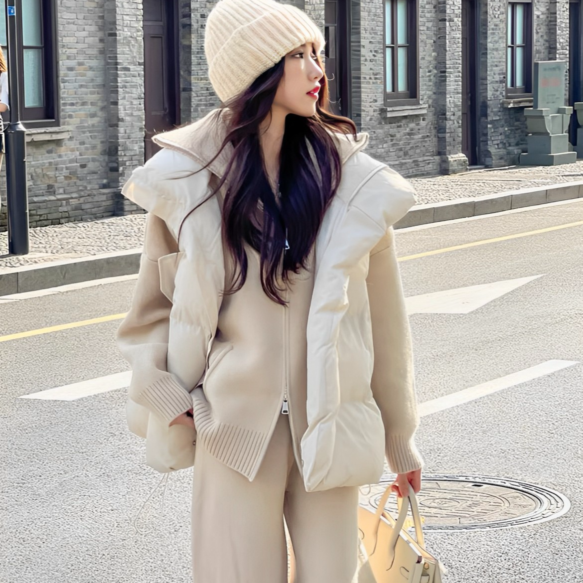 时尚冬季女士马甲外套韩版休闲立领加厚马夹女坎肩外套