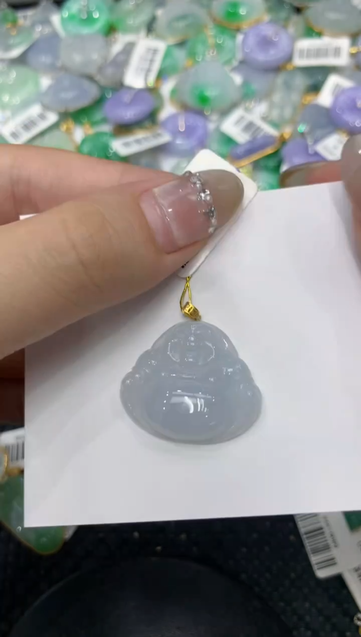 【闪购商品】翡翠颈饰18K金镶嵌222222222