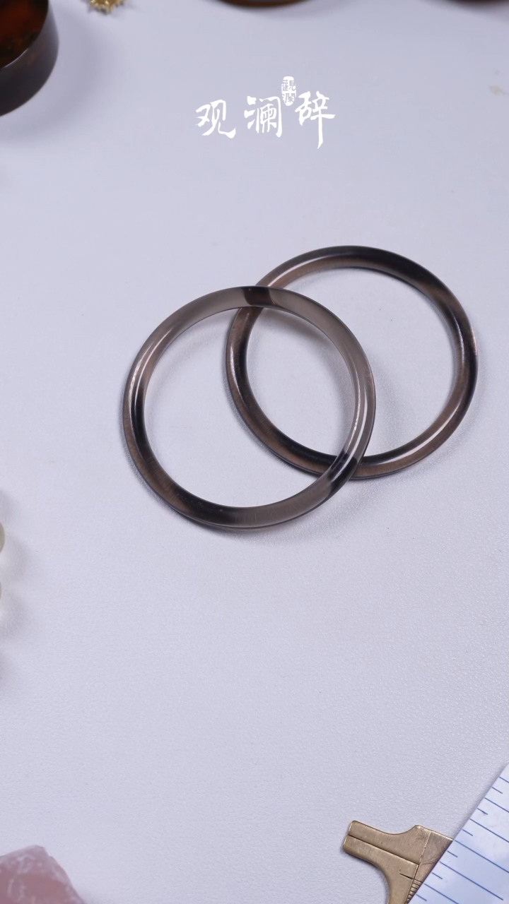 【闪购商品】黑曜岩手链合金冰曜石手镯