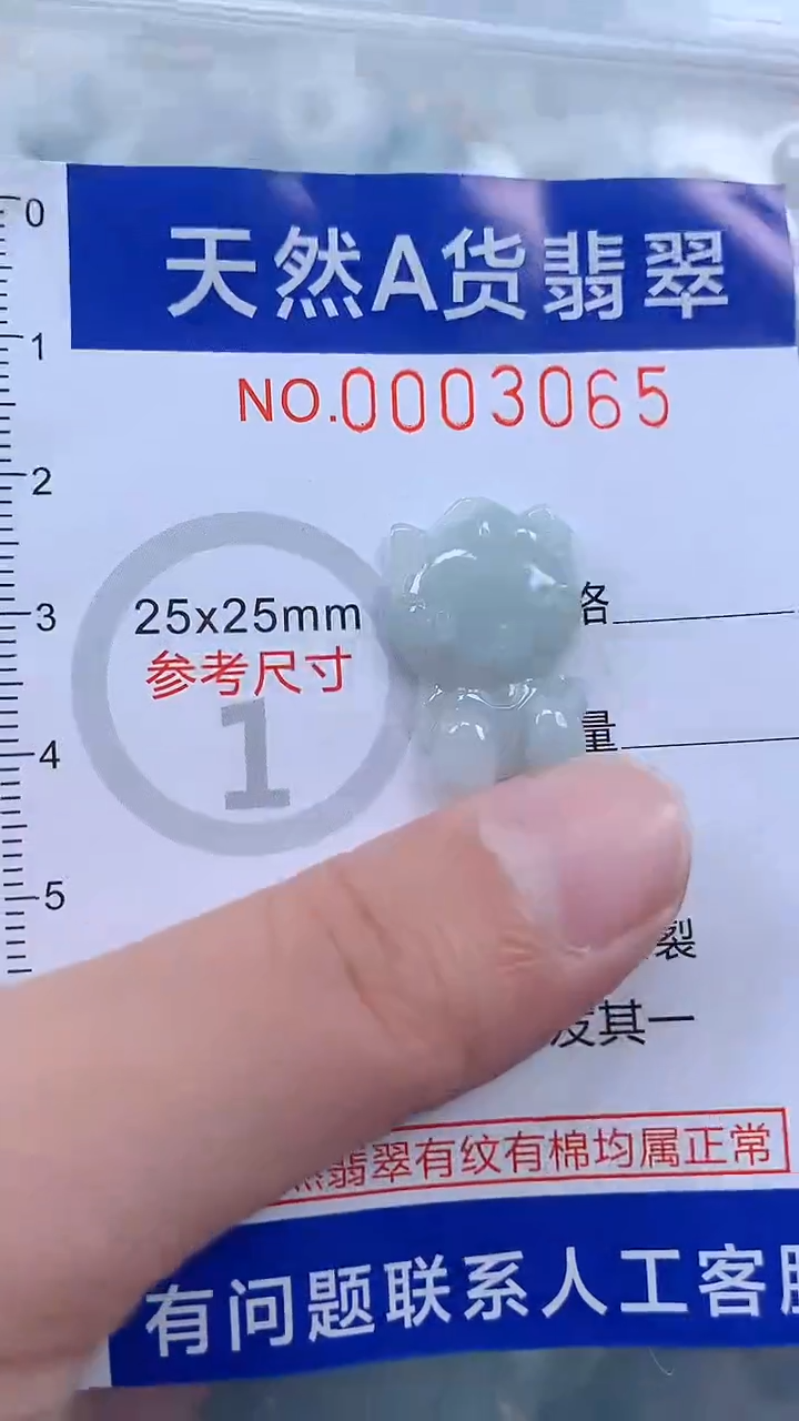 翡翠未镶嵌吊坠(不含链)1