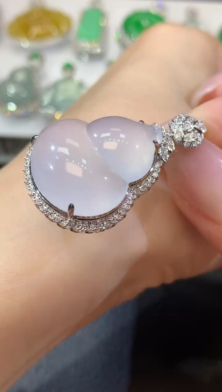 【闪购商品】翡翠18K金镶嵌吊坠(不含链)C53 多样性发货一件