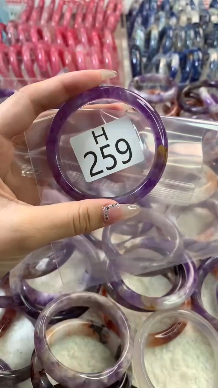 水晶手镯H未镶嵌水晶259-59