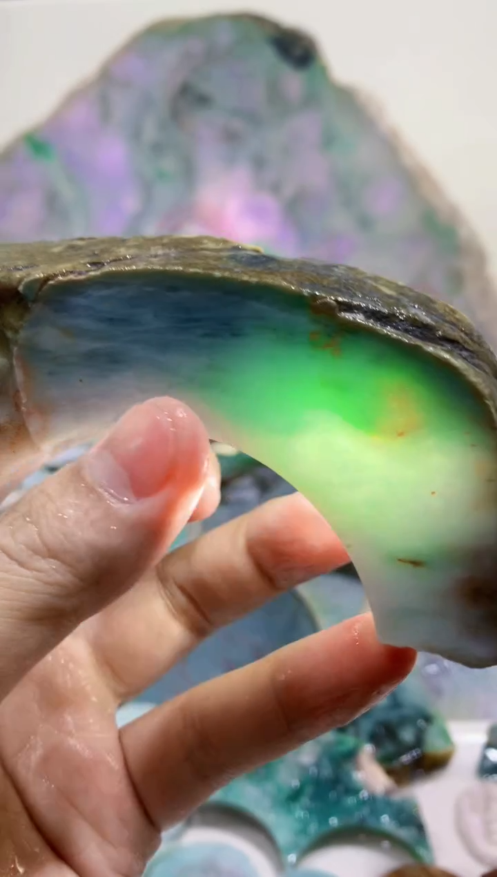 裸石翡翠0蒙0翡翠珠宝936