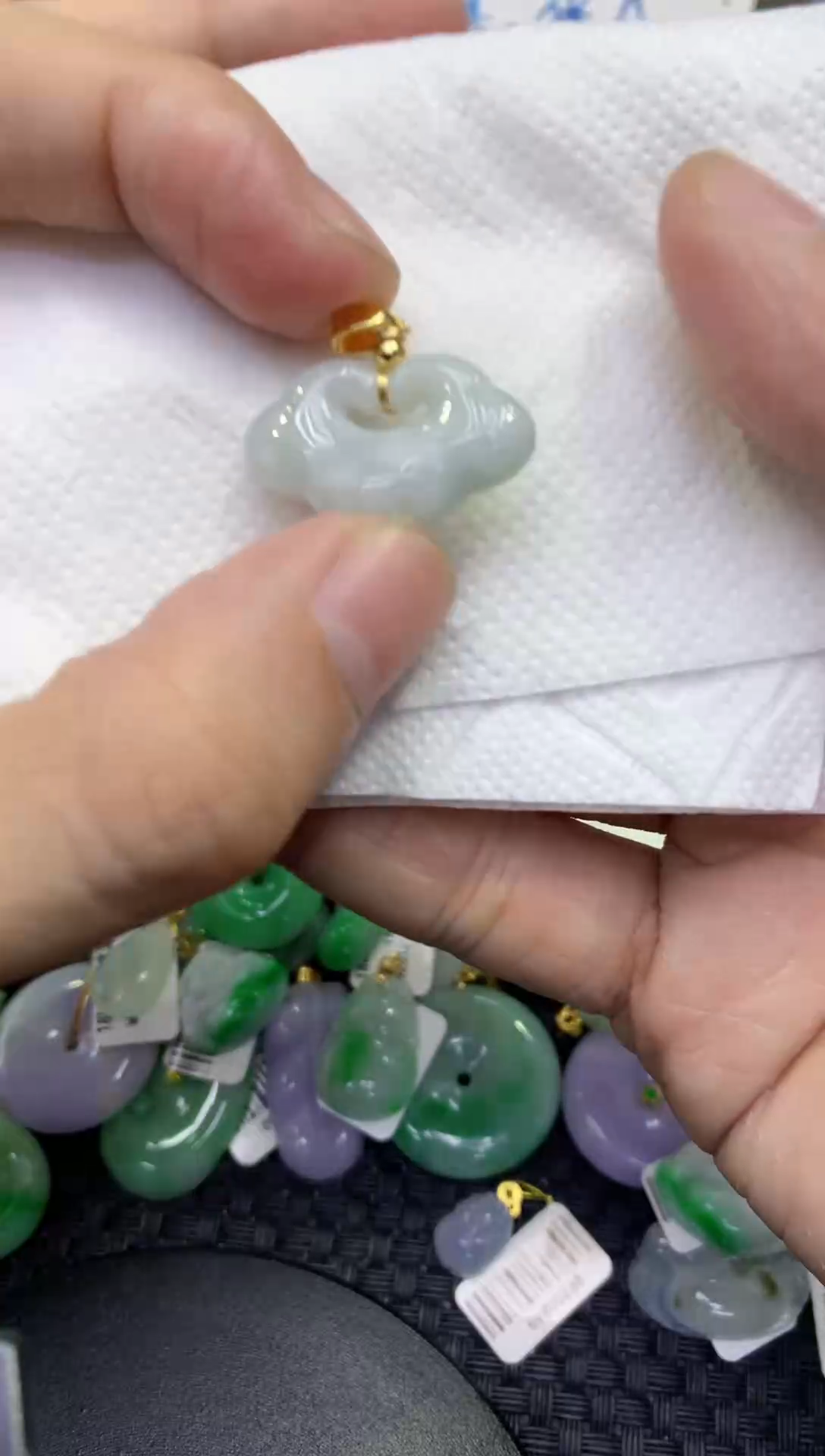 颈饰未镶嵌翡翠天然缅甸A货翡翠