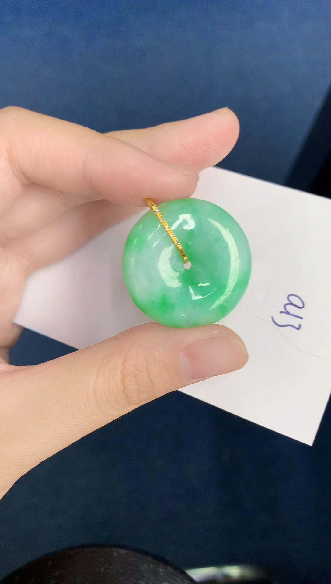 【闪购商品】翡翠颈饰18K金镶嵌000000000