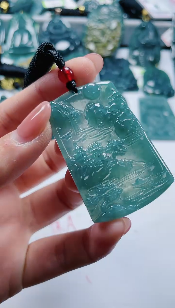 【闪购商品】翡翠颈饰未镶嵌多样性发货一件发货-山水牌