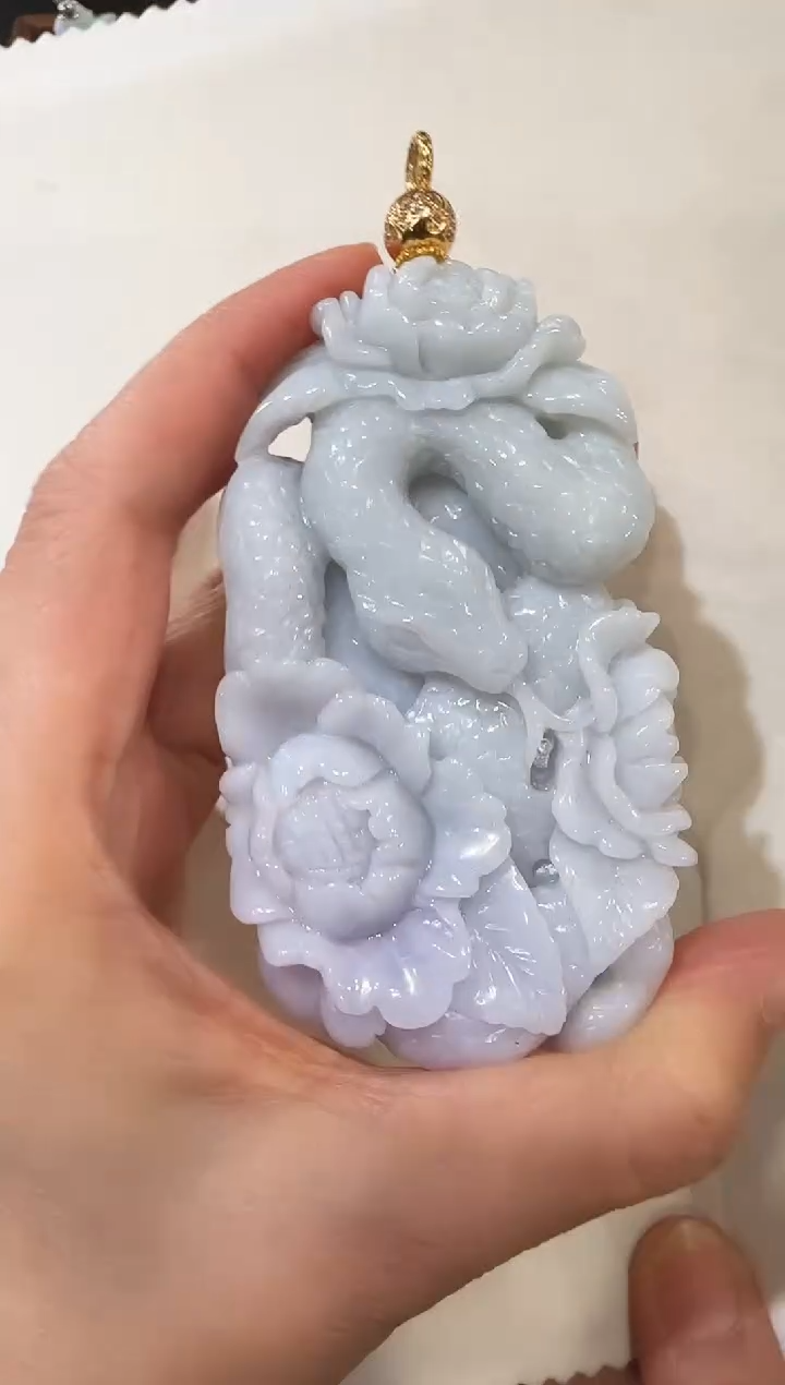 颈饰未镶嵌翡翠国风