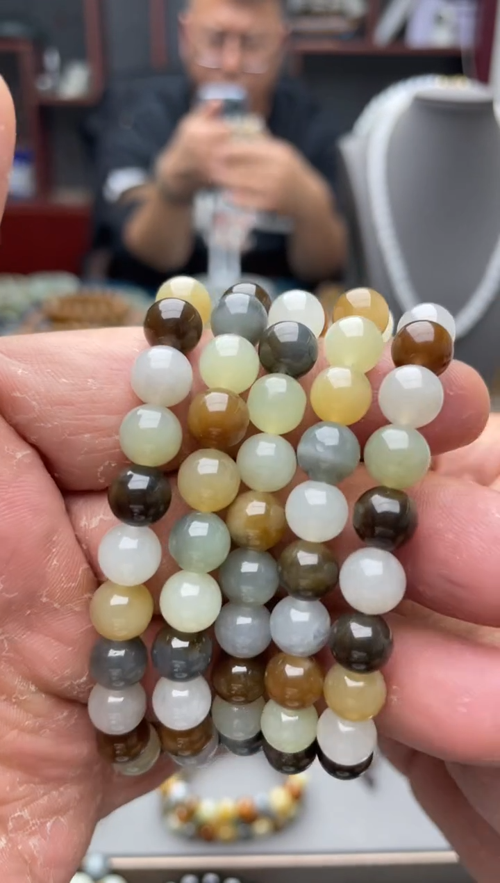 未镶嵌手串和田玉卡8楼兰