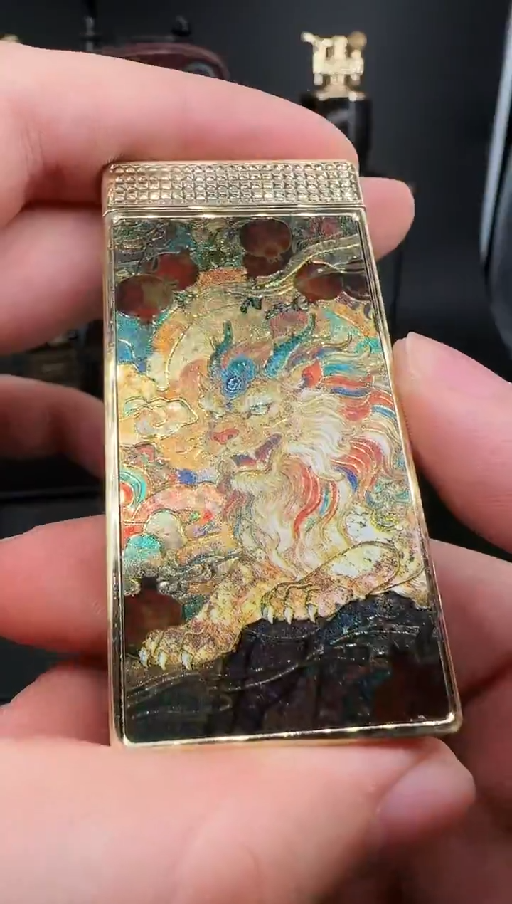 中邦防风珐琅彩打火机