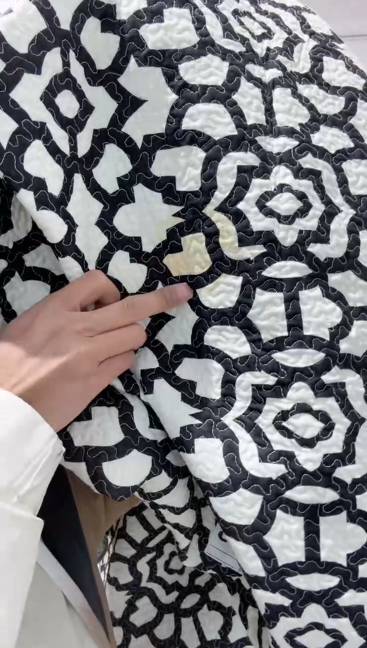 棉230*250纯棉床盖113号脏迹大瑕疵