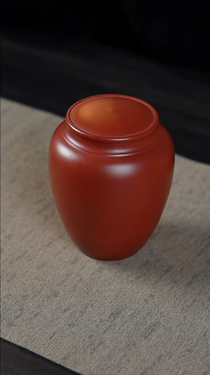 【闪购商品】超油润紫砂茶叶罐红泥