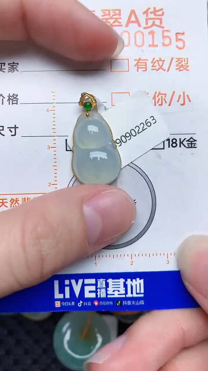 【闪购商品】翡翠颈饰18K金镶嵌45345345345