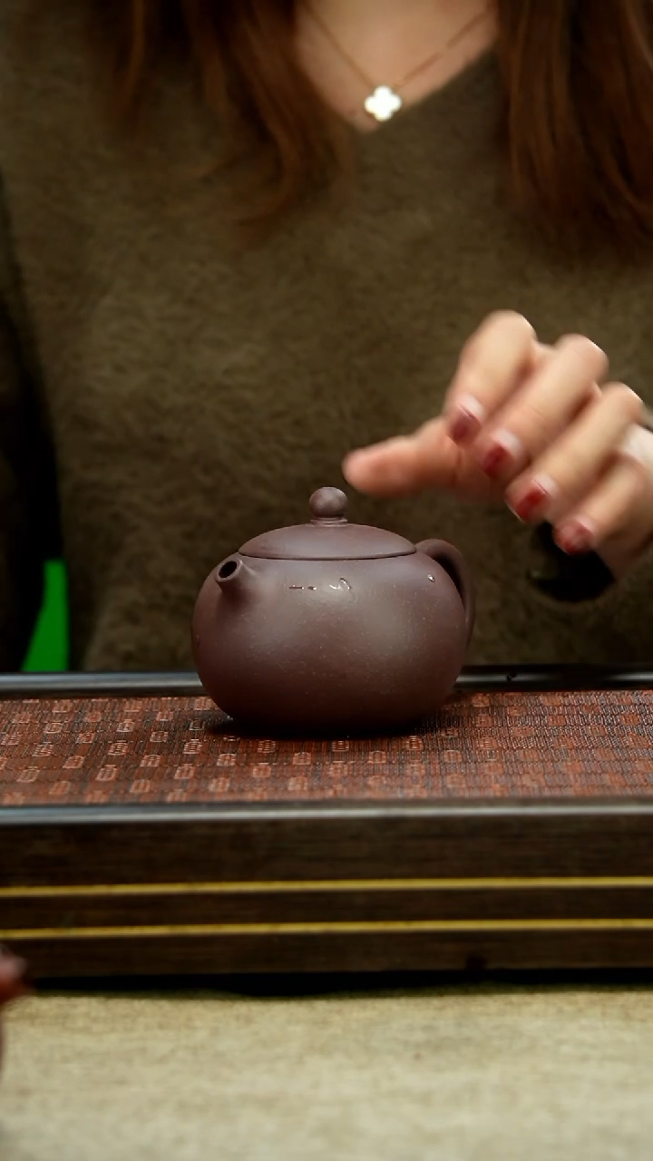 【闪购商品】cxm 天青柴烧 西施 紫砂壶